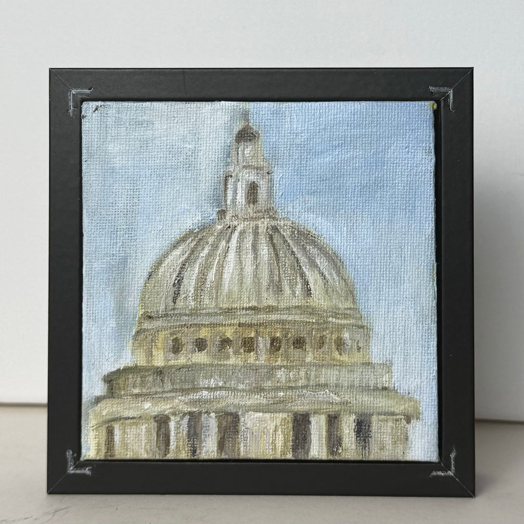 01/40 St Paul's Cathedral, Acrylics on Canvas Framed