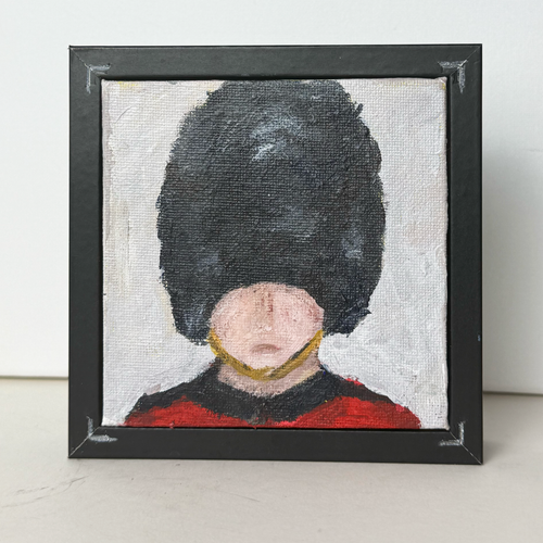 02/40 King's Guard, Acrylics on Canvas Framed