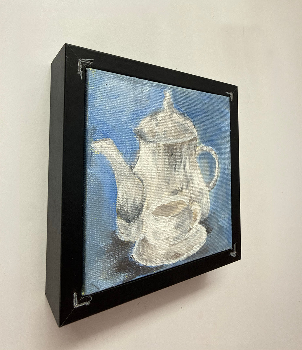 03/40 Afternoon Tea, Acrylics on Canvas Framed - Preorder Now