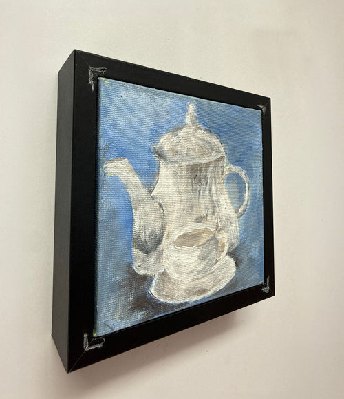 03/40 Afternoon Tea, Acrylics on Canvas Framed - Preorder Now