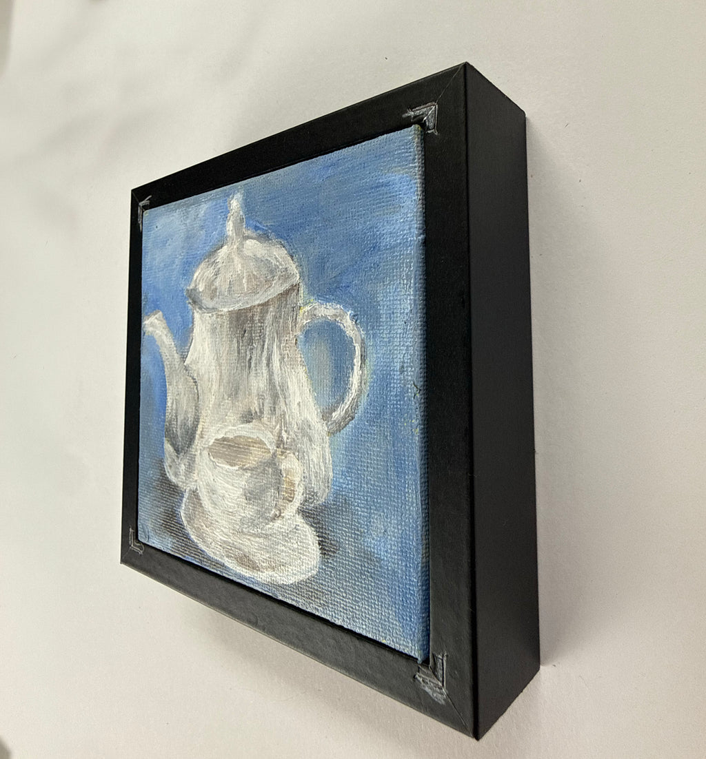 03/40 Afternoon Tea, Acrylics on Canvas Framed - Preorder Now
