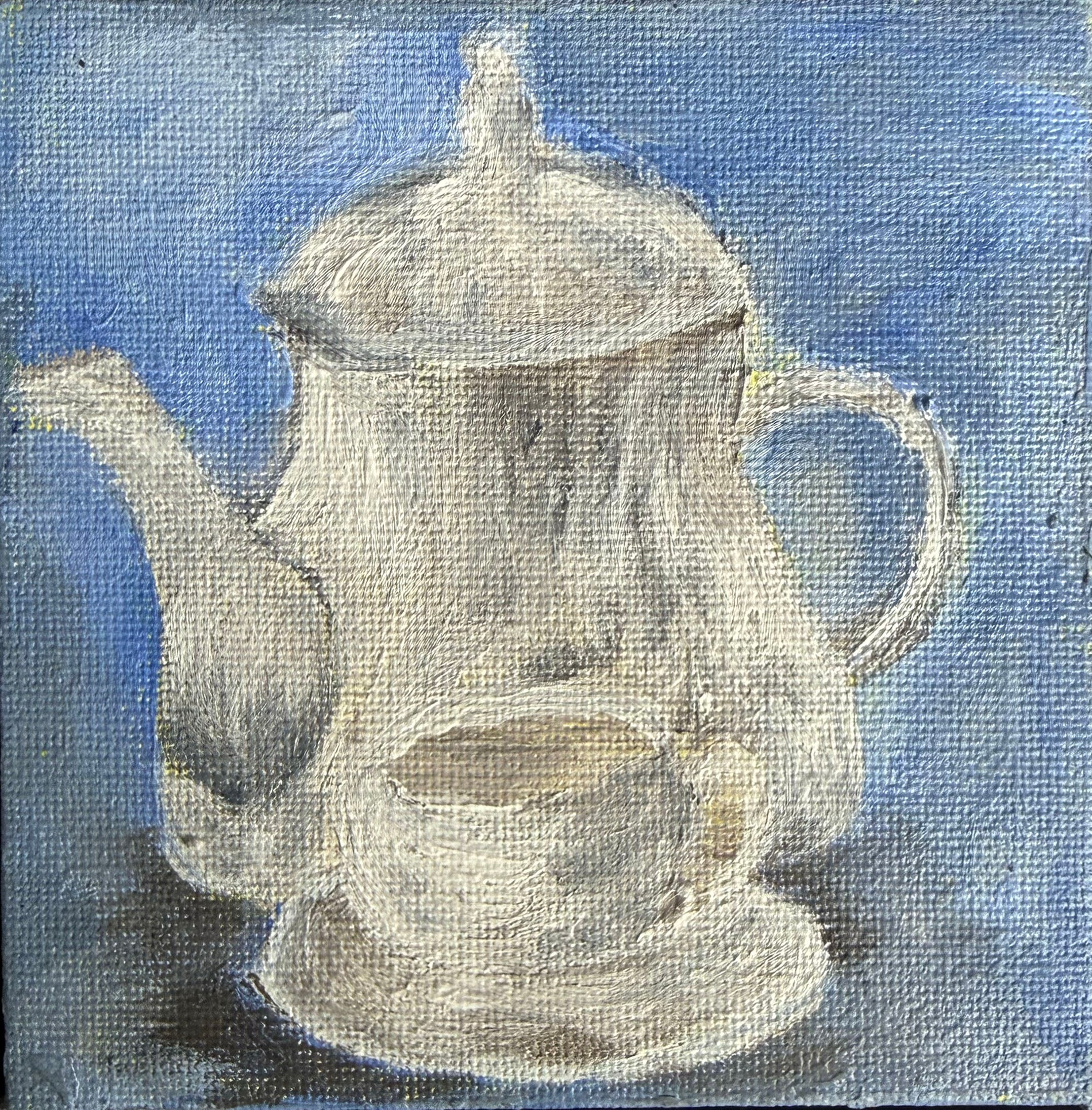 03/40 Afternoon Tea, Acrylics on Canvas Framed - Preorder Now