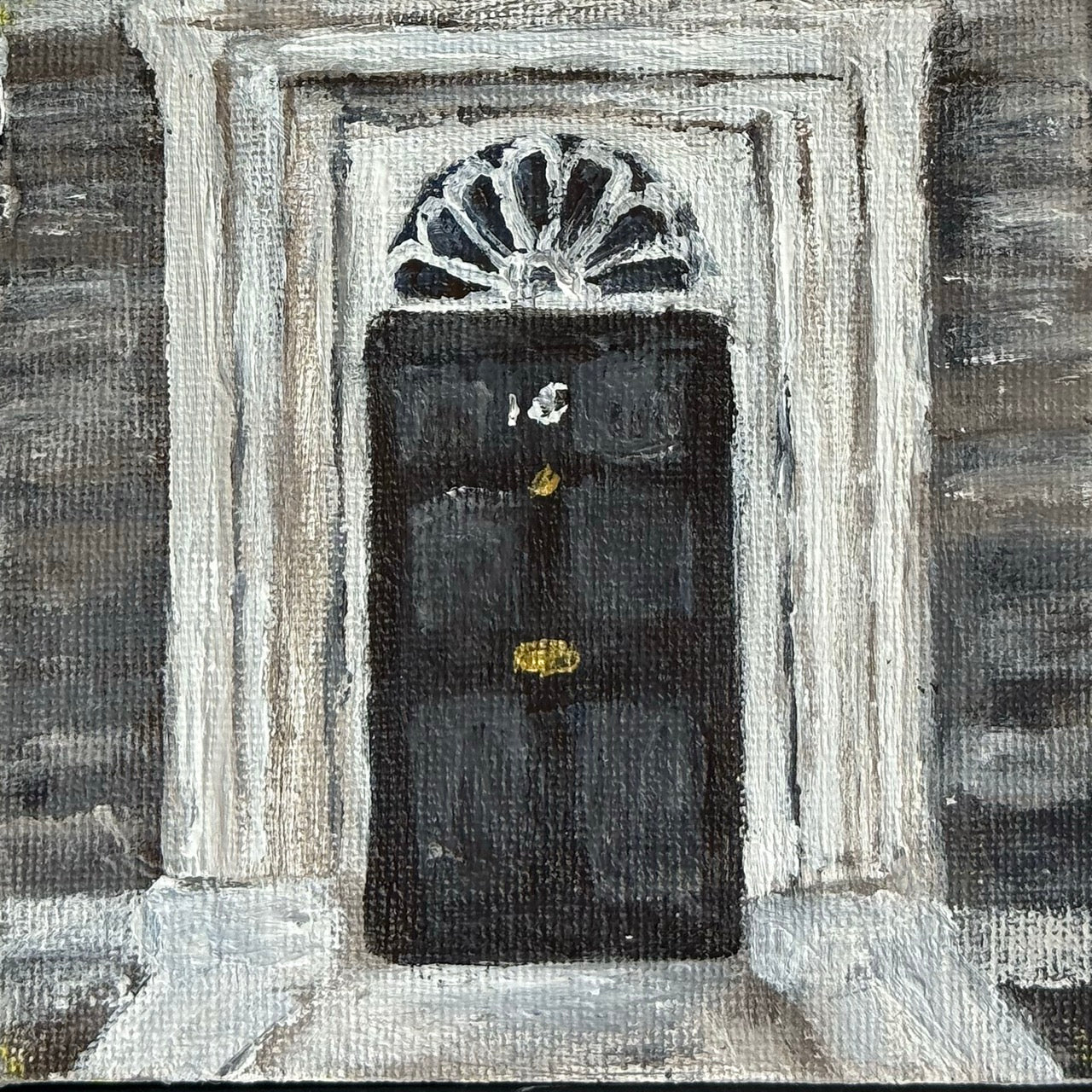 06/40 10 Downing Street, Acrylics on Canvas Framed - Preorder Now