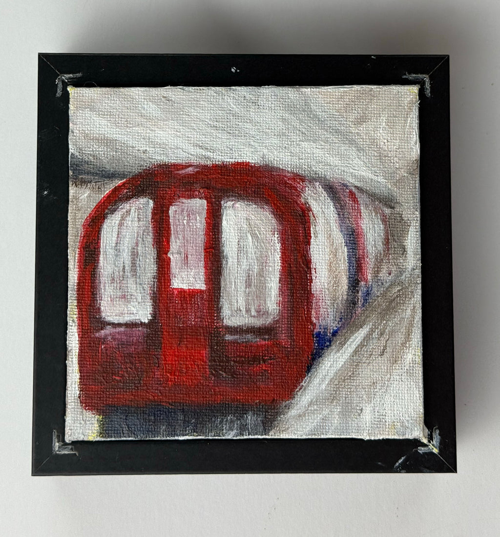 09/40 Underground Tube, Acrylics on Canvas Framed - Preorder Now