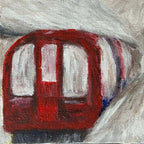09/40 Underground Tube, Acrylics on Canvas Framed - Preorder Now