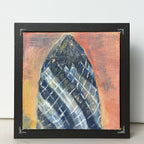 09/40 The Gherkin, Acrylics on Canvas Framed