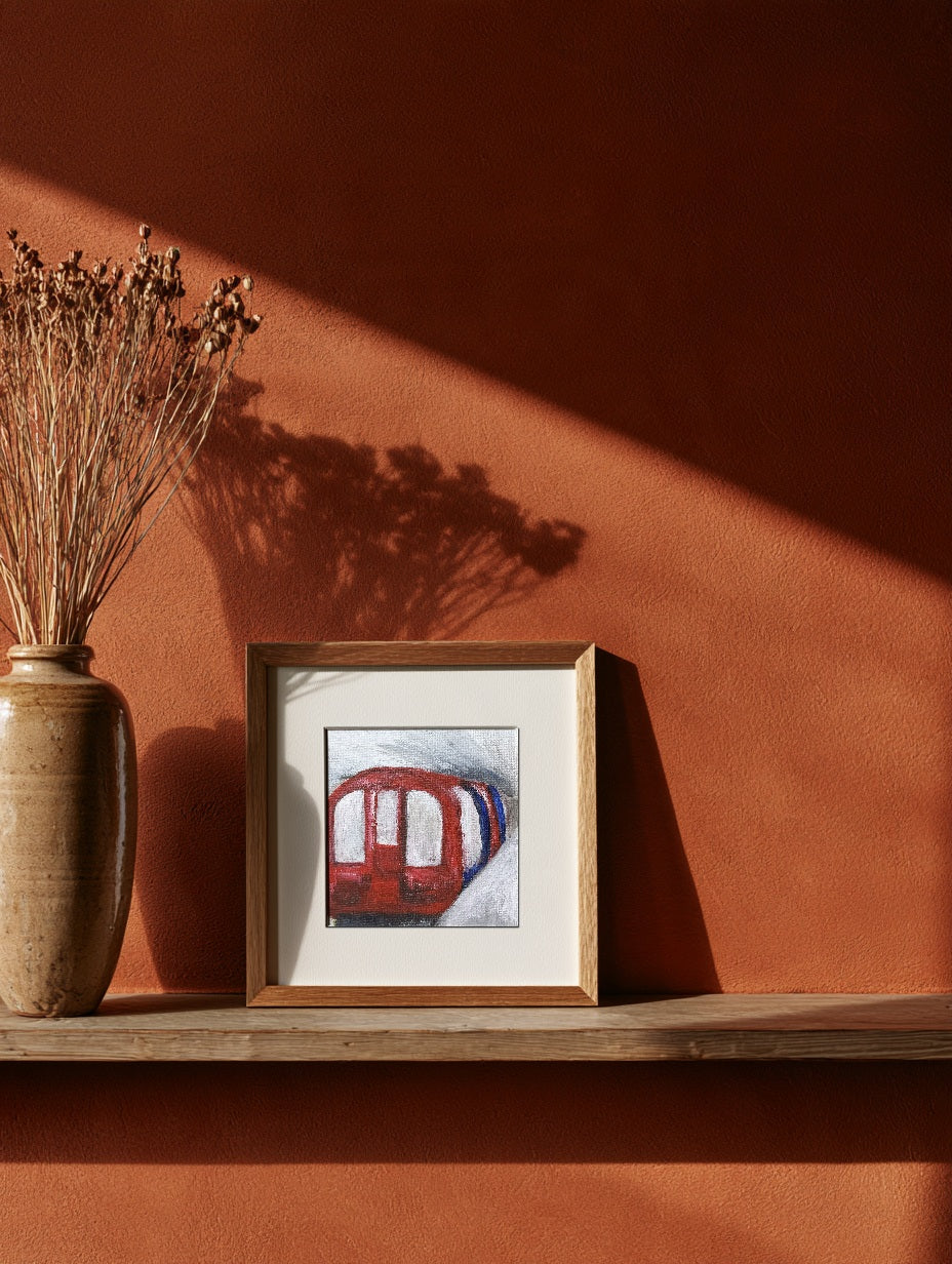 Underground Tube Mini Print, 15cm x 15cm