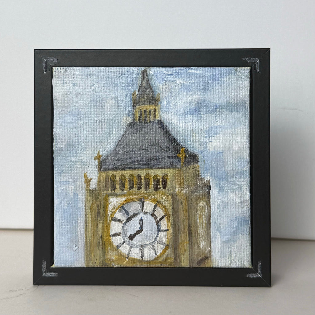 10/40 Big Ben, Acrylics on Canvas Framed