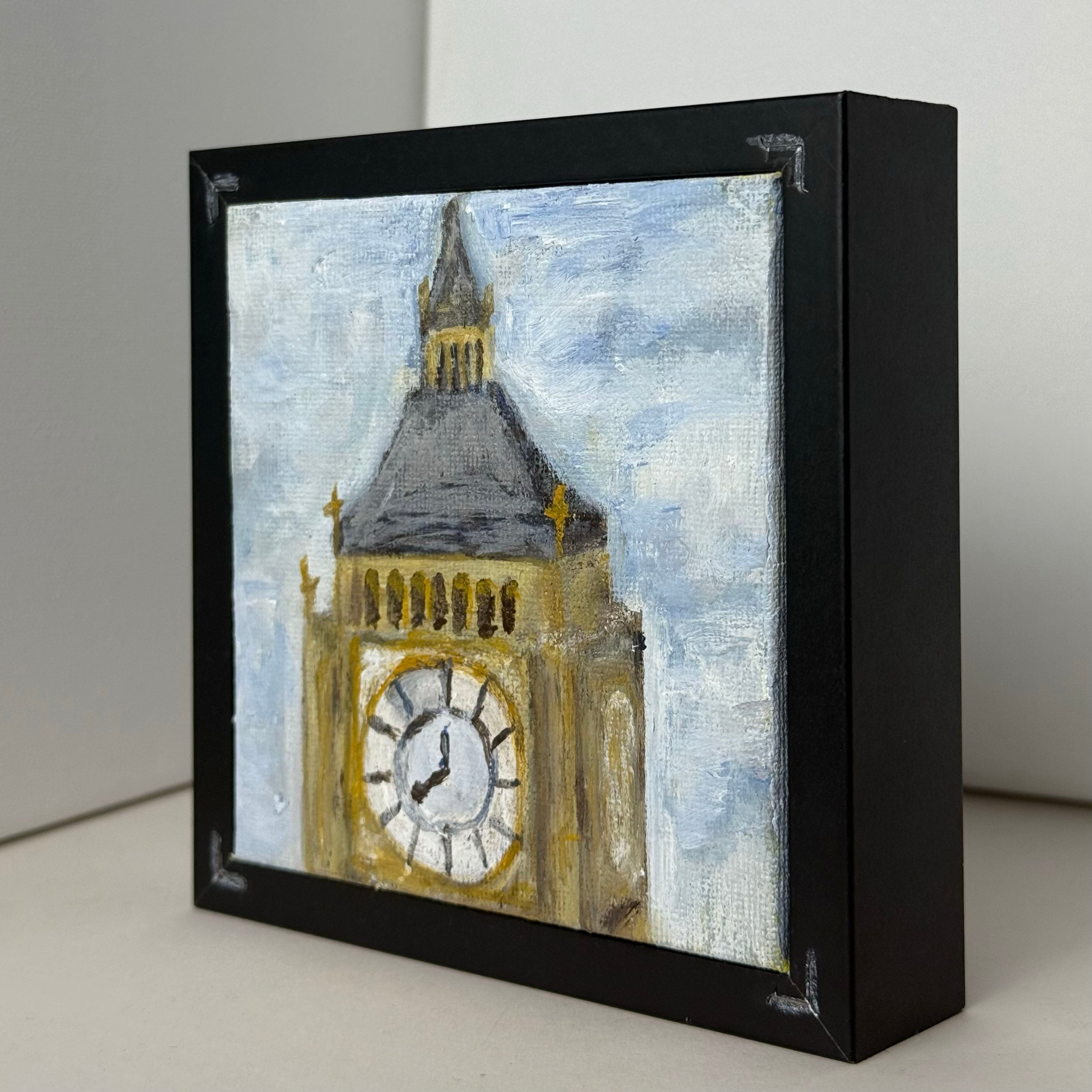 10/40 Big Ben, Acrylics on Canvas Framed