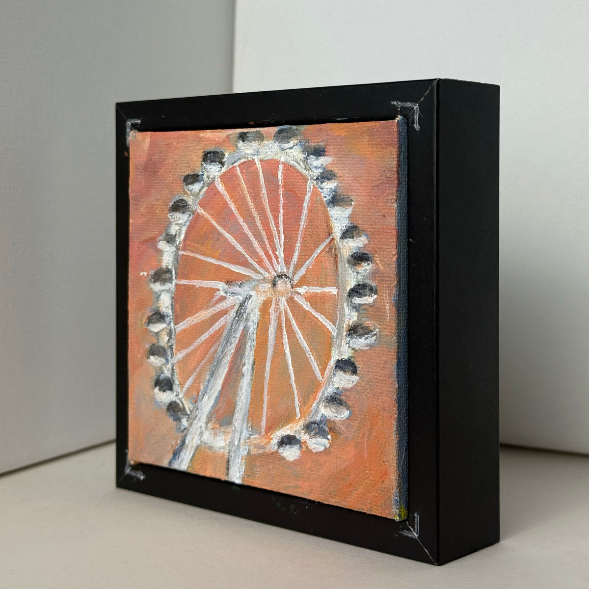 11/40 London Eye, Acrylics on Canvas Framed