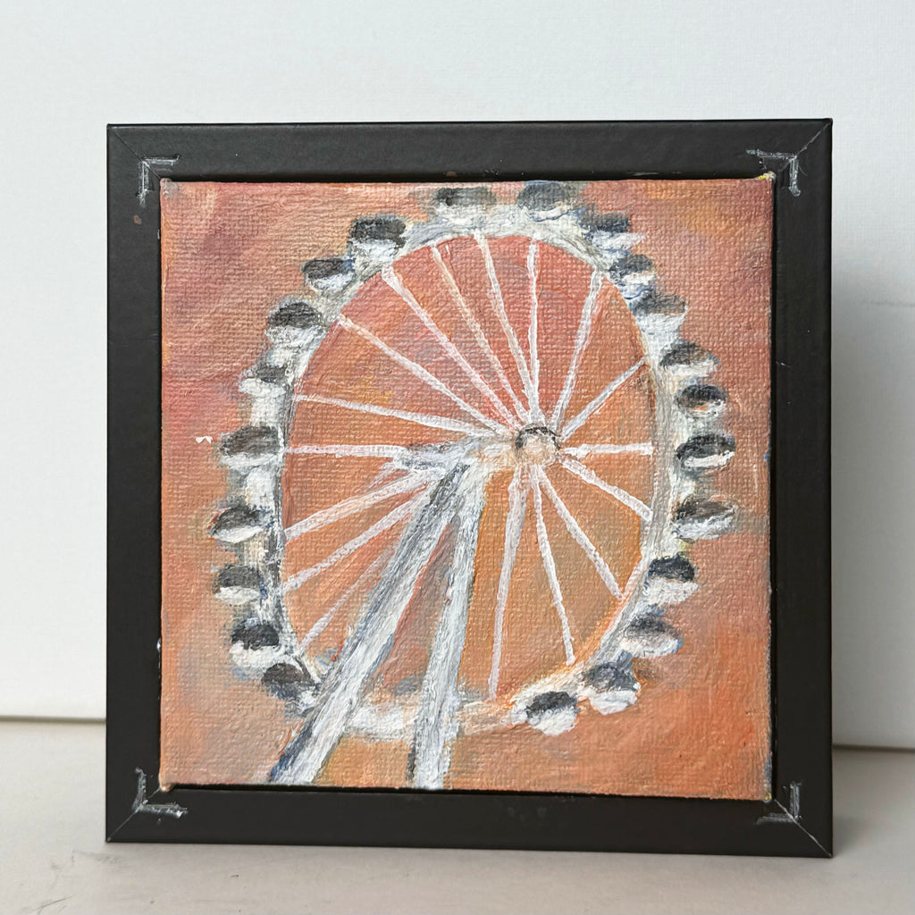 11/40 London Eye, Acrylics on Canvas Framed