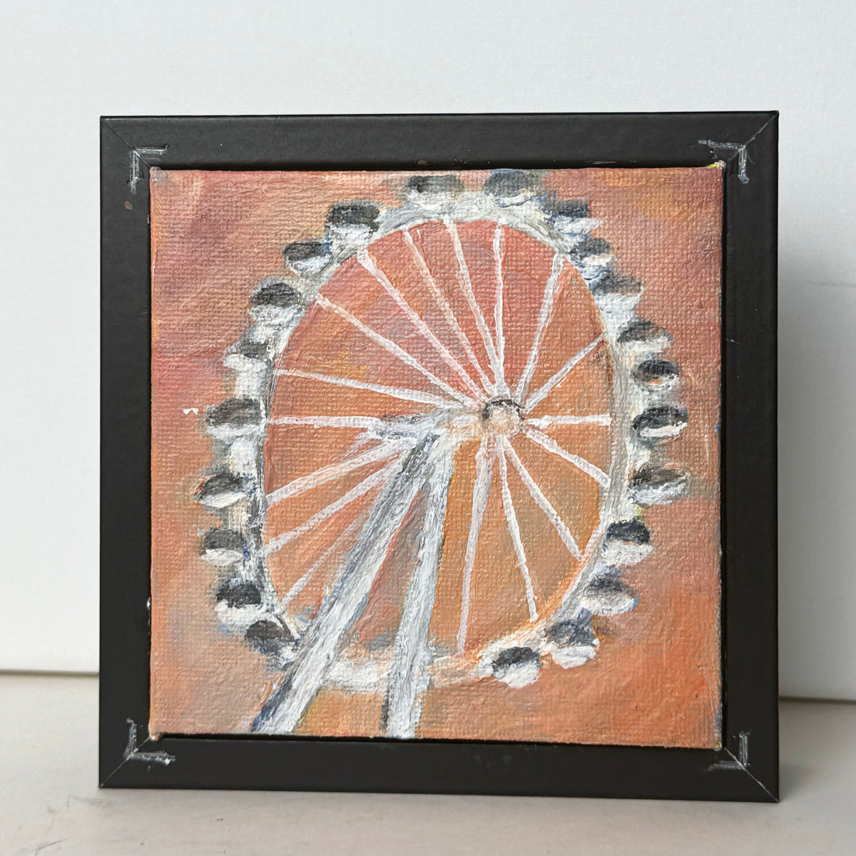 11/40 London Eye, Acrylics on Canvas Framed