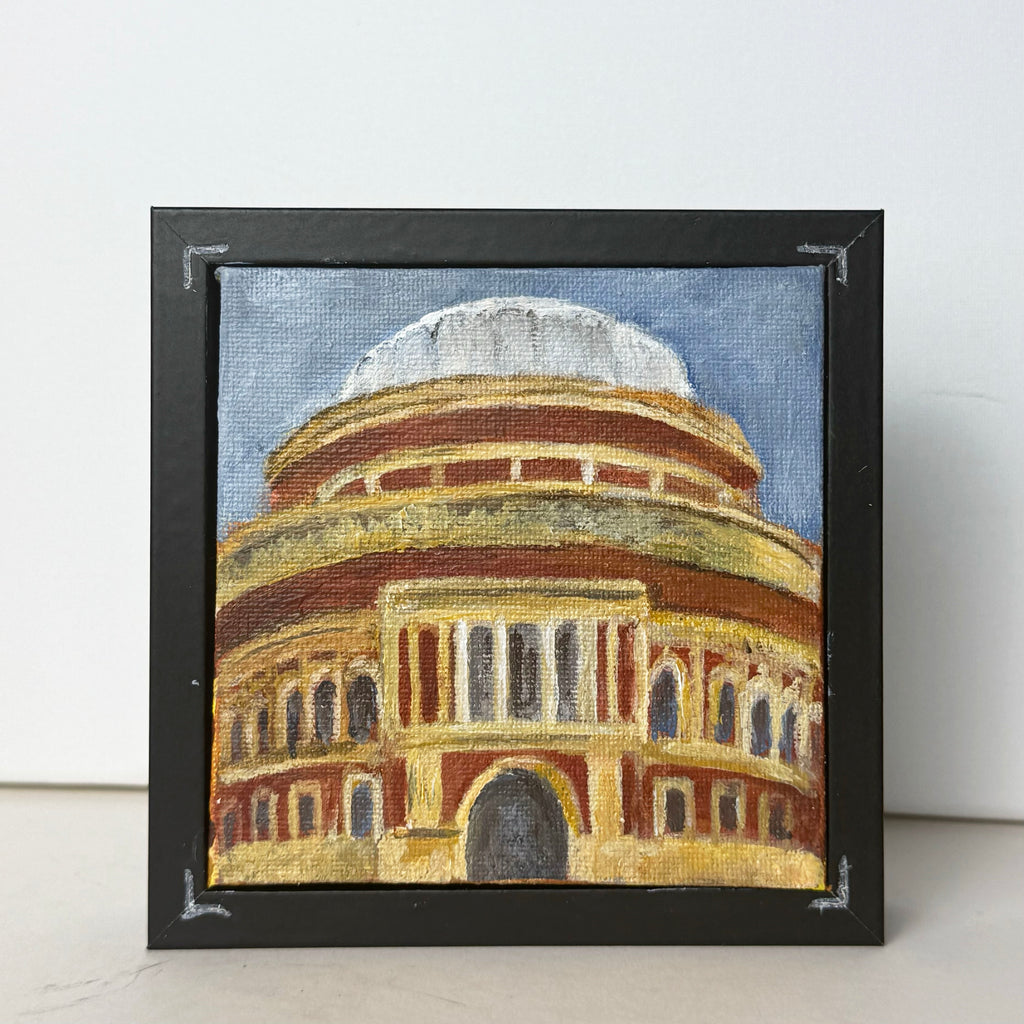 12/40 Royal Albert Hall, Acrylics on Canvas Framed