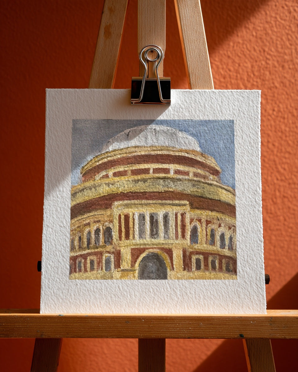 Royal Albert Hall Mini Print, 15 cm x 15 cm