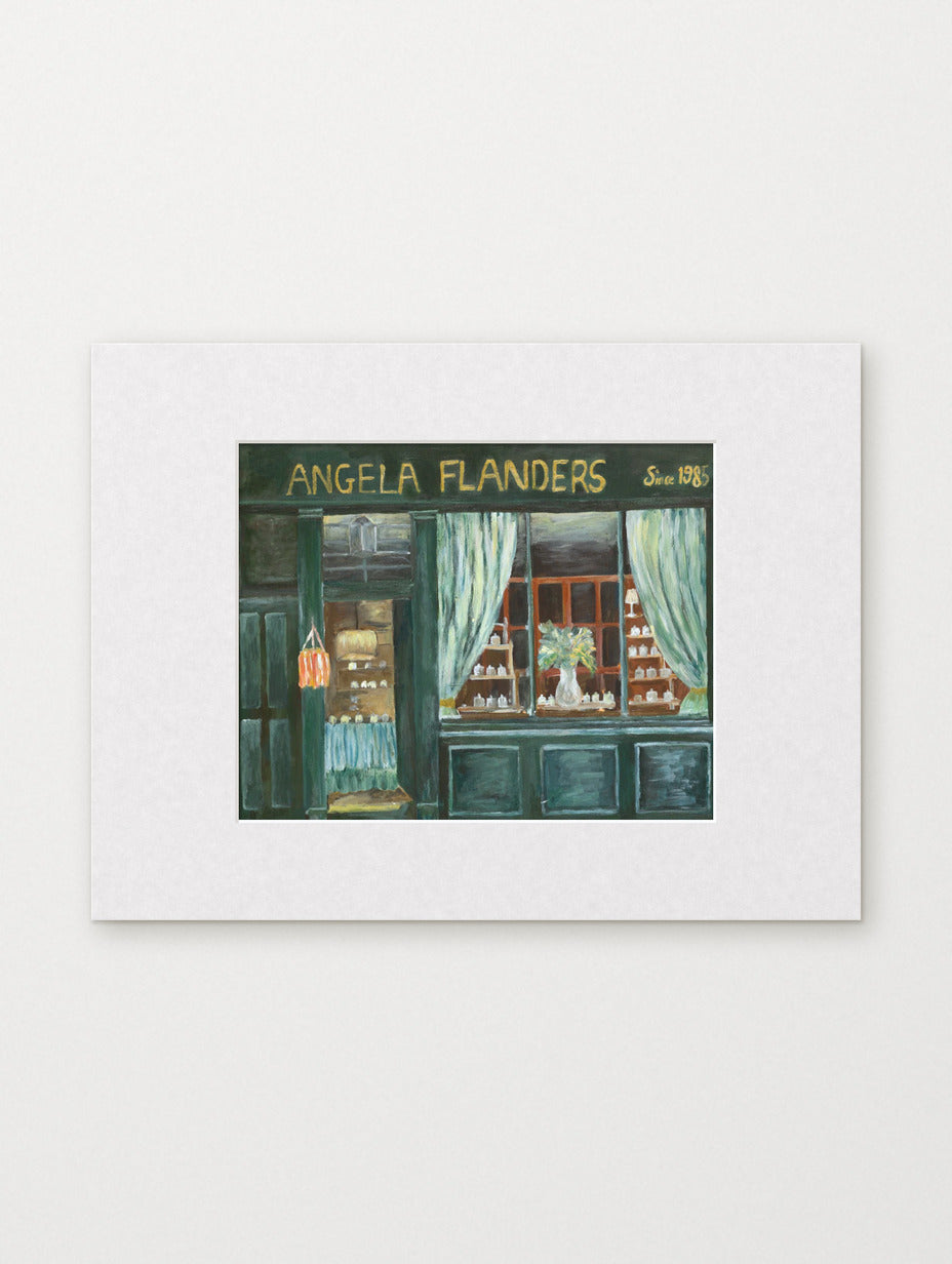 Angela Flanders Artisan Perfumery – London Fine Art Print, 20 x 25 cm