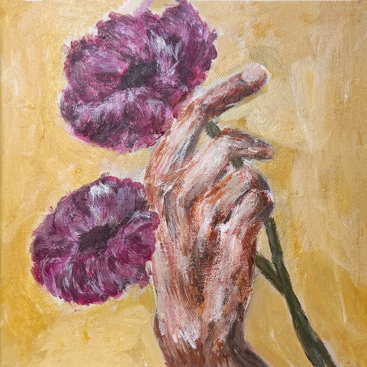 Belong Original Painting – Acrylic on Canvas, 20 x 20 cm