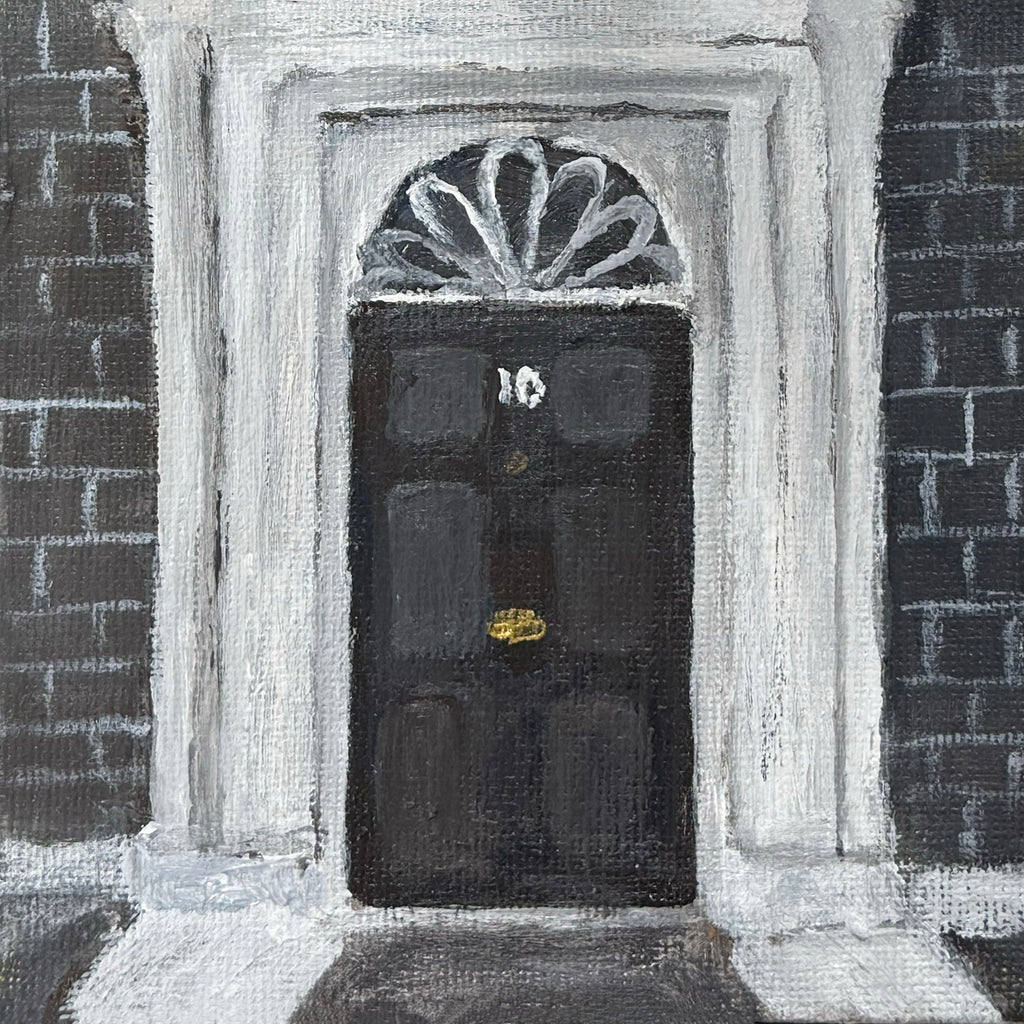 10 Downing Street – hand-painted London painting by London artist Hua Jing Li