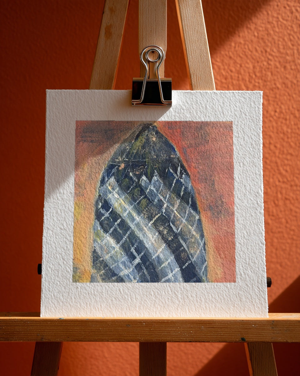 The Gherkin Mini Print, 15cm x 15cm