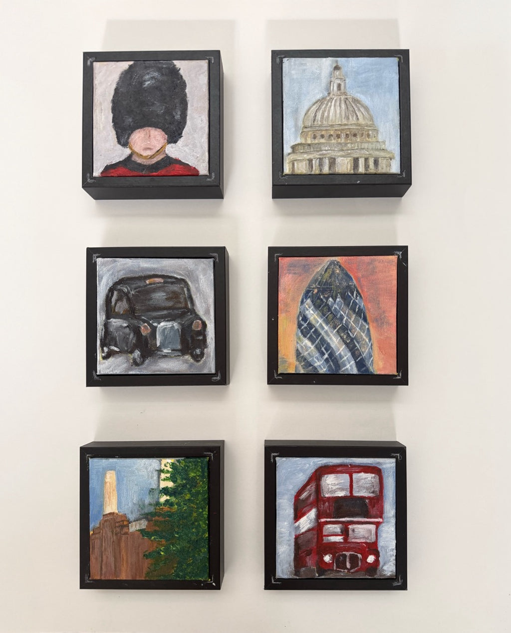 01/40 St Paul's Cathedral, Acrylics on Canvas Framed