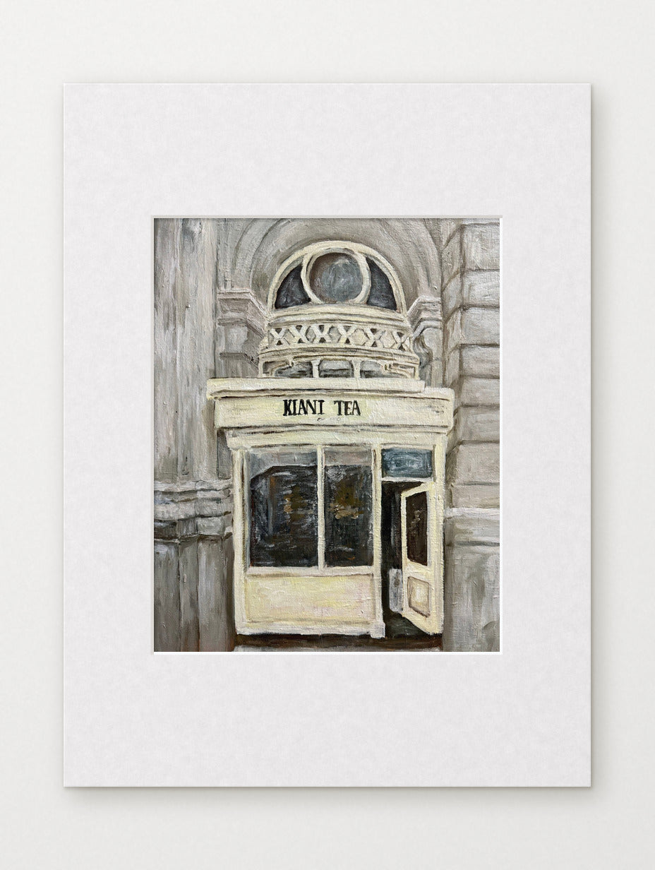 Kiani Artisan Tea, Royal Exchange – Signed London Fine Art Print, 20 x 25 cm