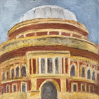 12/40 Royal Albert Hall, Acrylics on Canvas Framed