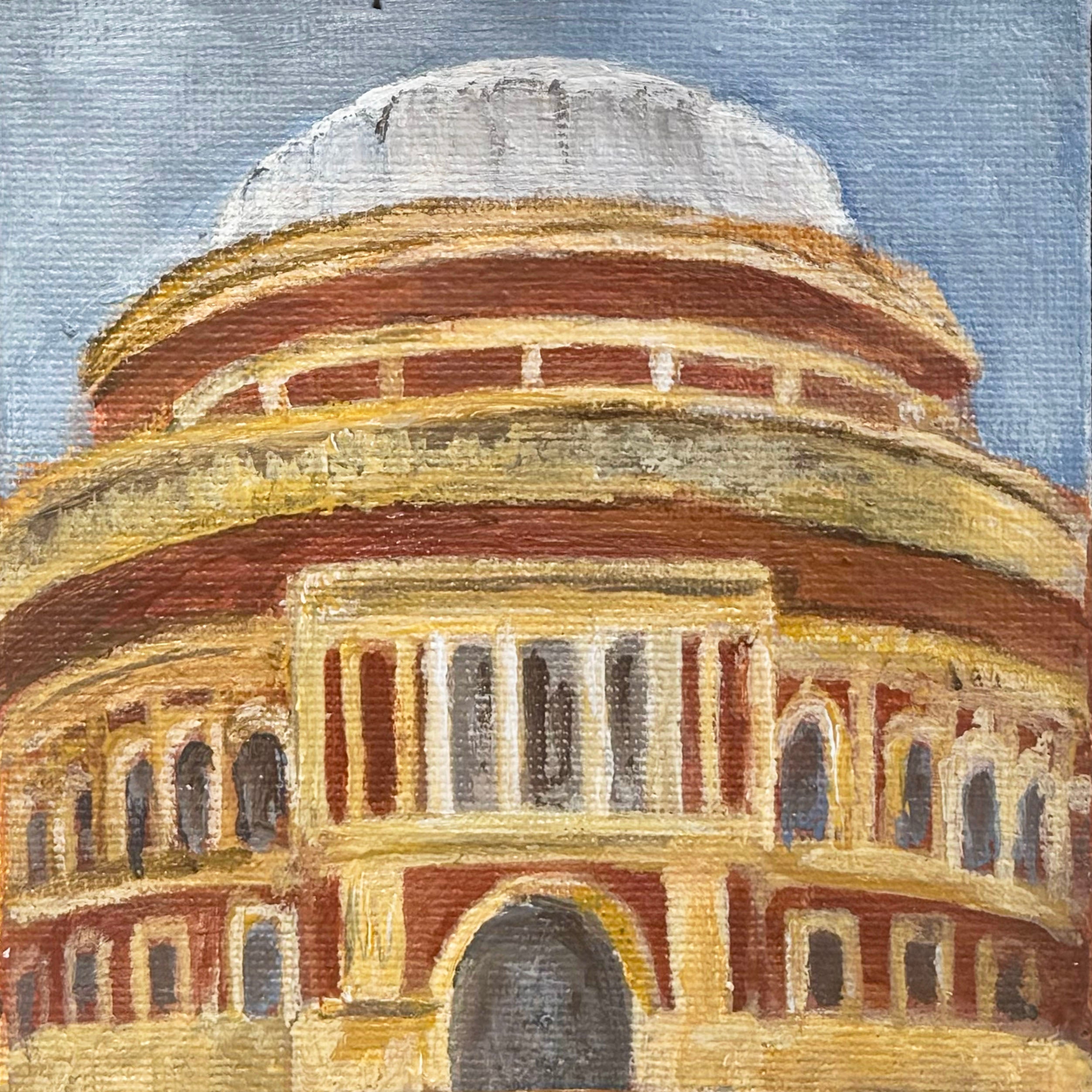 12/40 Royal Albert Hall, Acrylics on Canvas Framed