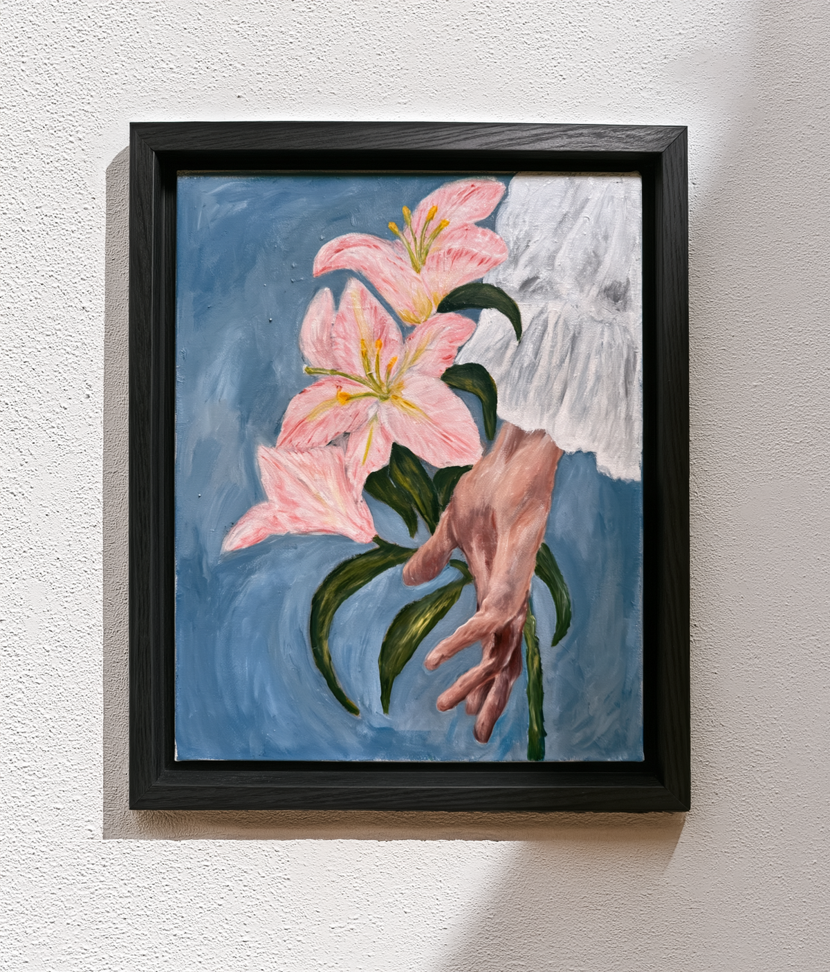 Softness and Strength- Acrylics on Canvas, 30 x 45cm (36 x 24 inches)