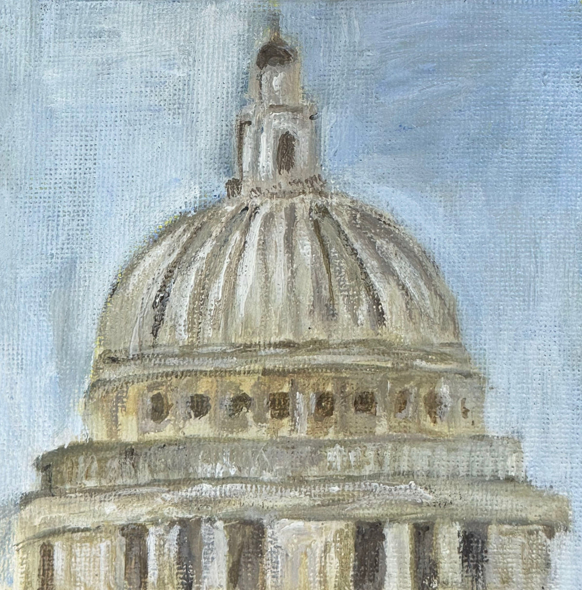 01/40 St Paul's Cathedral, Acrylics on Canvas Framed