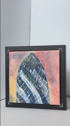 09/40 The Gherkin, Acrylics on Canvas Framed