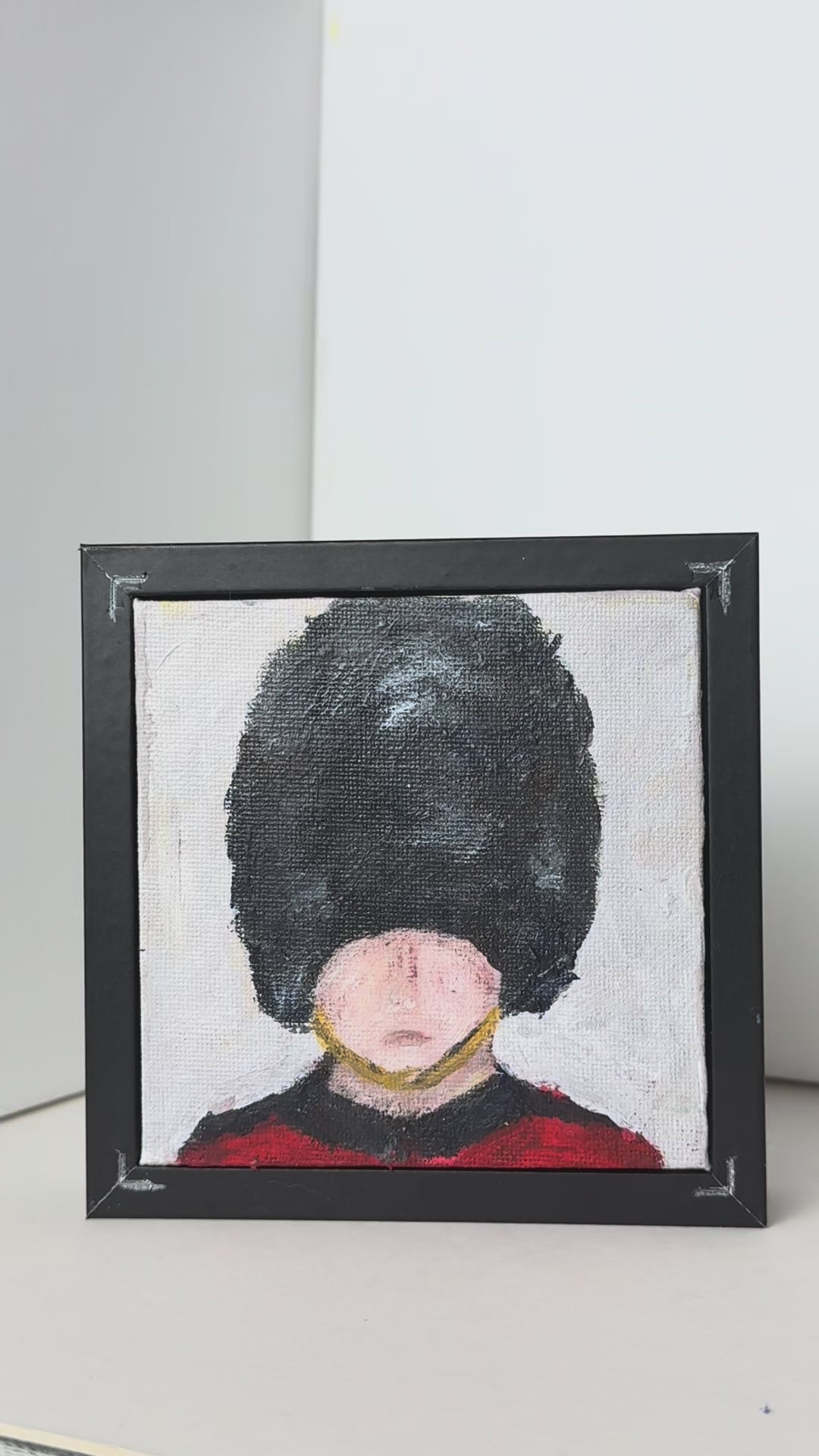 02/40 King's Guard, Acrylics on Canvas Framed