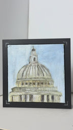 01/40 St Paul's Cathedral, Acrylics on Canvas Framed