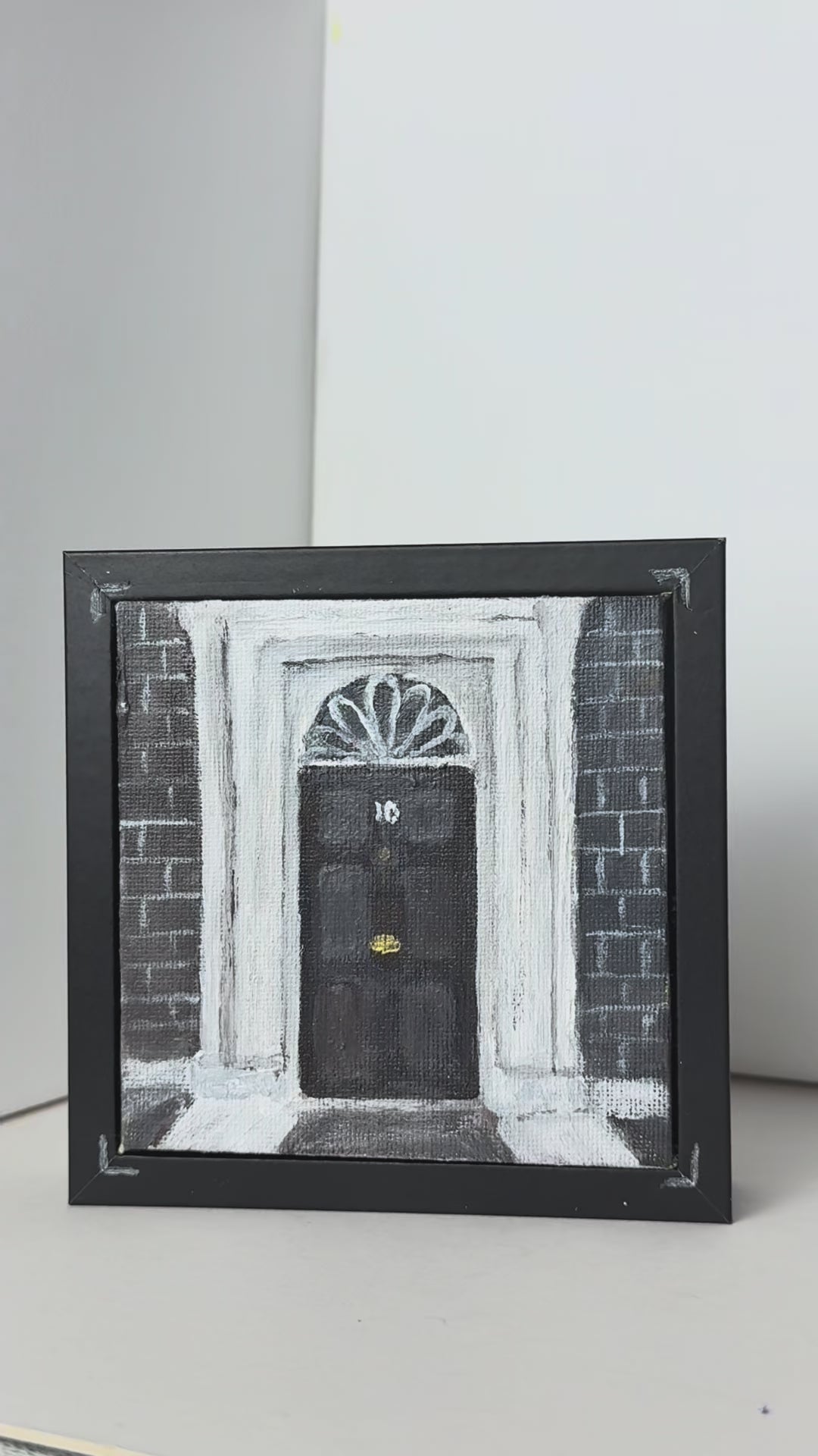 06/40 10 Downing Street, Acrylics on Canvas Framed