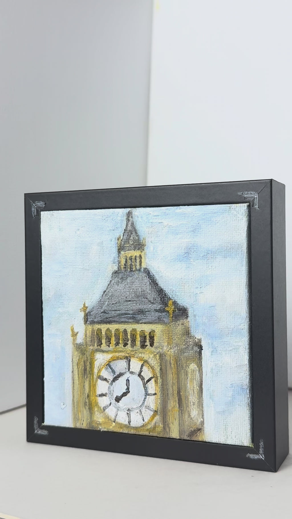 10/40 Big Ben, Acrylics on Canvas Framed