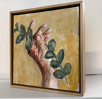 Embrace Original Painting – Acrylic on Canvas, 20 x 20 cm